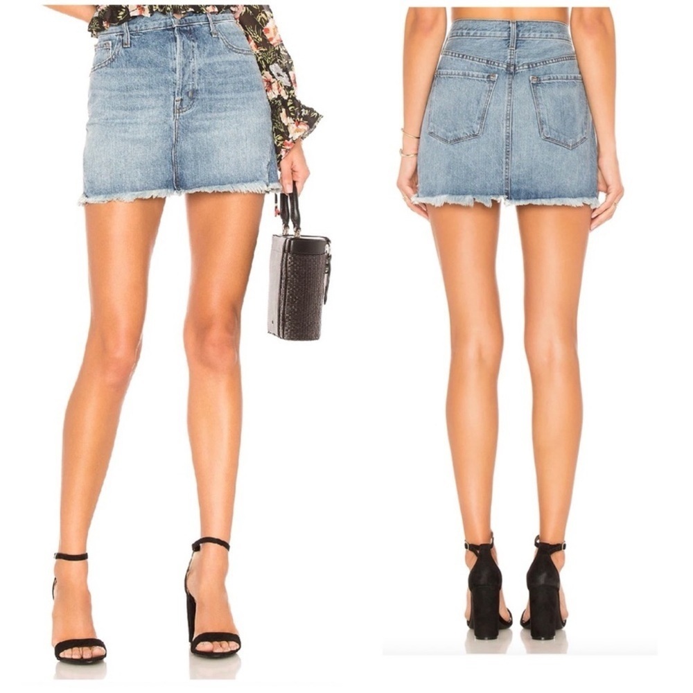 J Brand Bonny Mid-Rise Denim Mini Skirt size 30